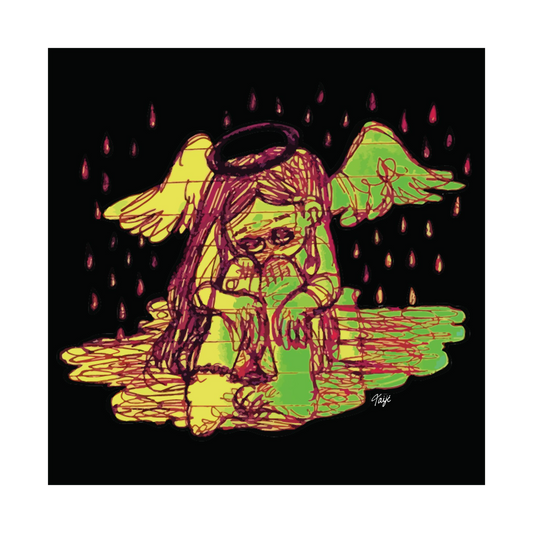 "INTIMACY ANGEL" (2019) Satin Poster