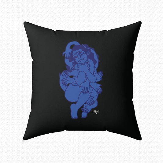 "MI CUERPO" (2018) Faux Suede Square Pillow