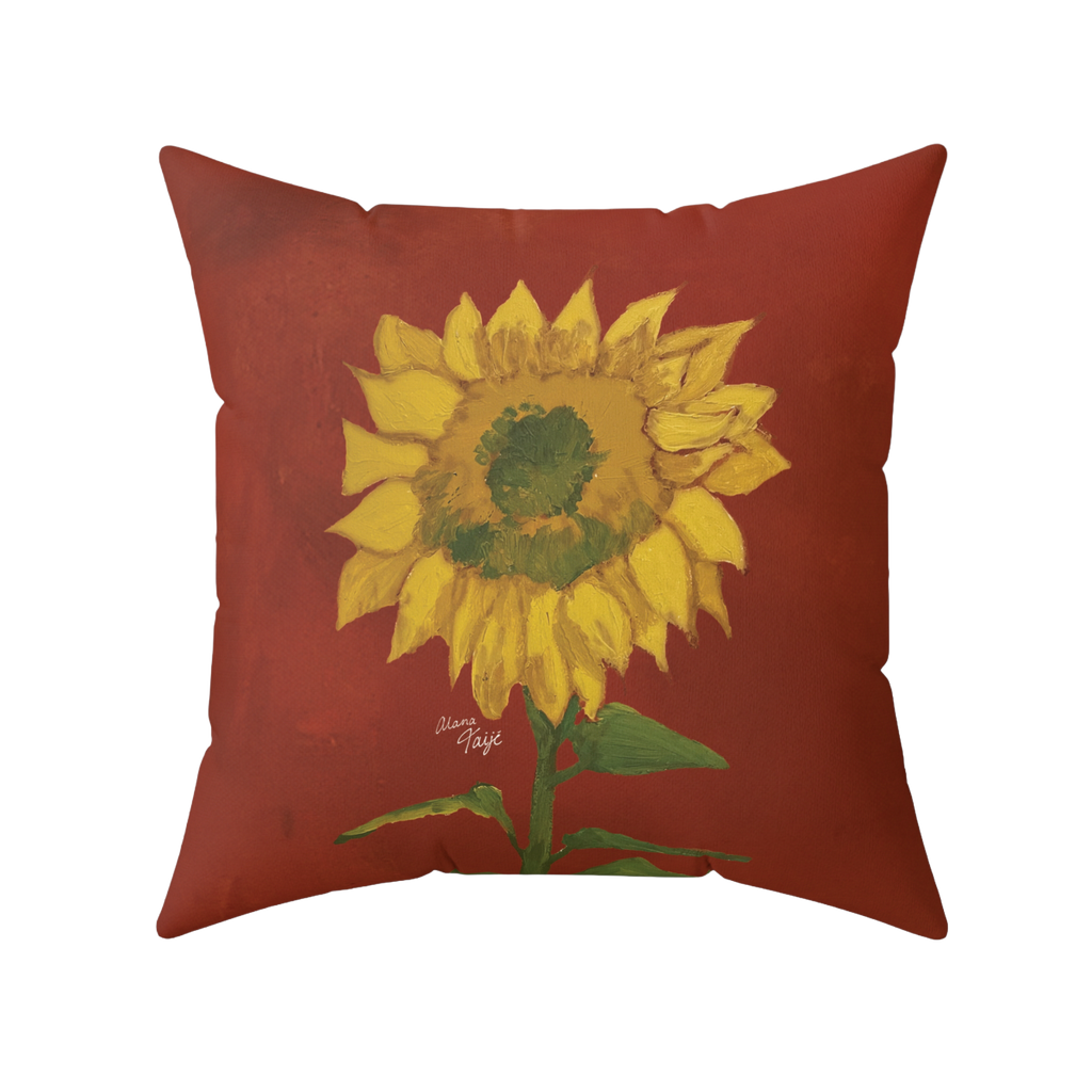 "DEL SOL" (2018) Faux Suede Square Pillow