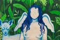 "NATURE'S ANGELS" (2023) Re-Painted Canvas