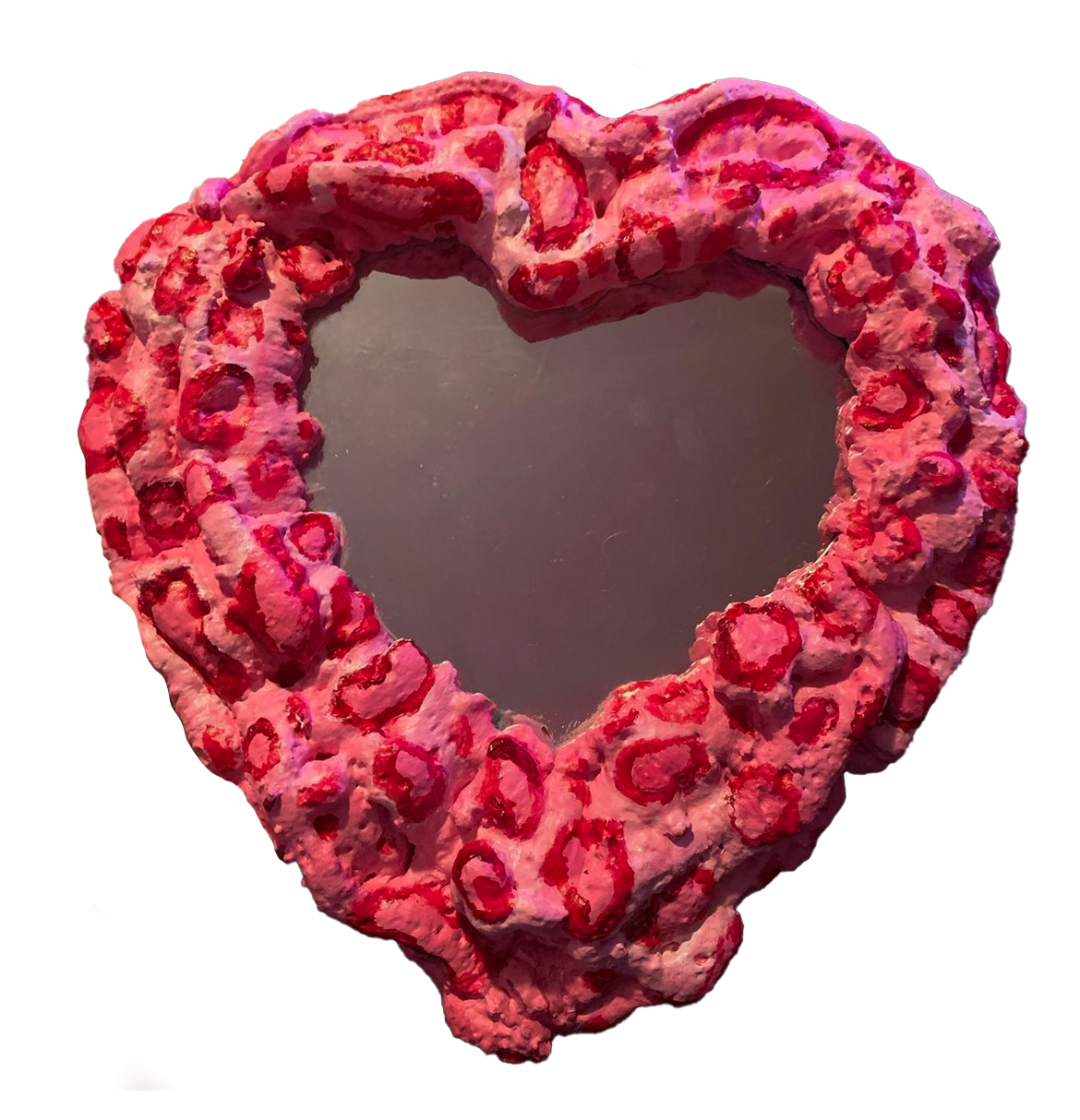 "CUPID'S OWN" (2021) Heart-Shaped Foam Mirror