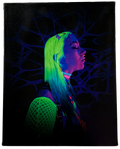 "R4G3R" (2022) Gallery-Wrapped Abstract Portrait
