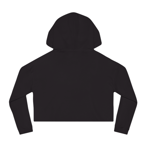 "BLOWN AWAY" (2019) Boxy Cropped Cotton Hoodie