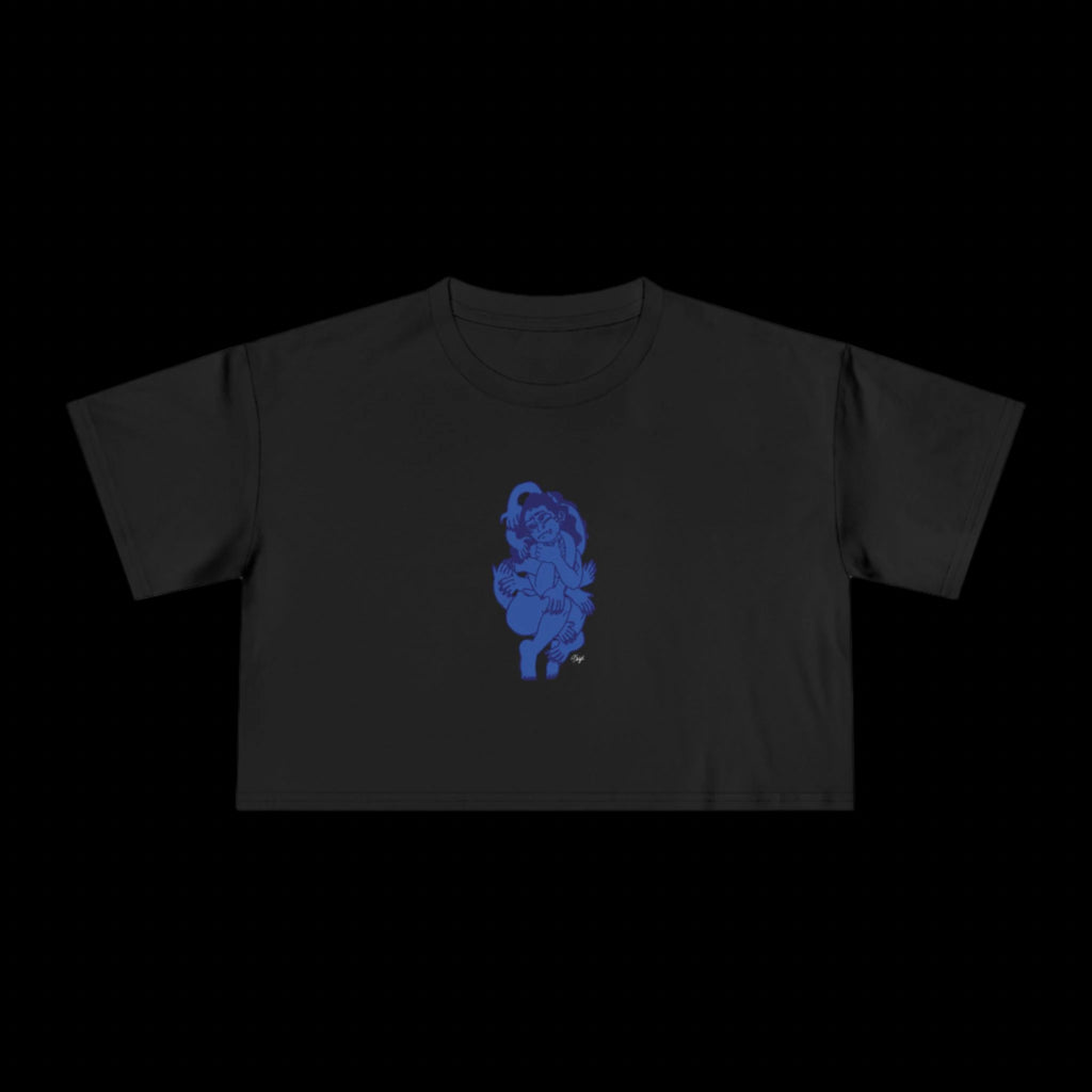 "MI CUERPO" (2018) Boxy Cropped Cotton Tee