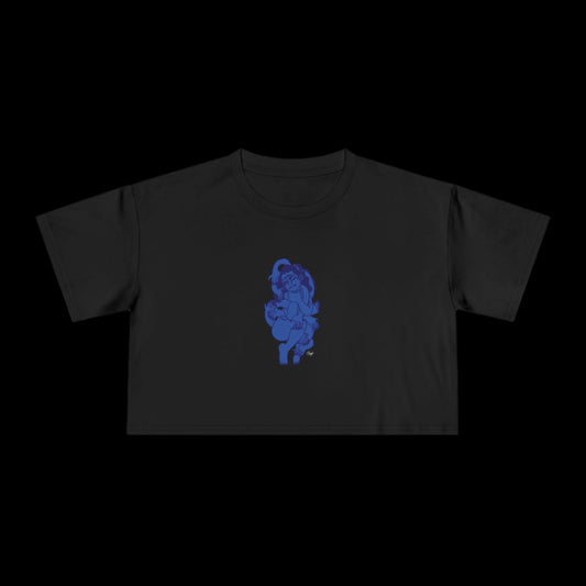 "MI CUERPO" (2018) Boxy Cropped Cotton Tee