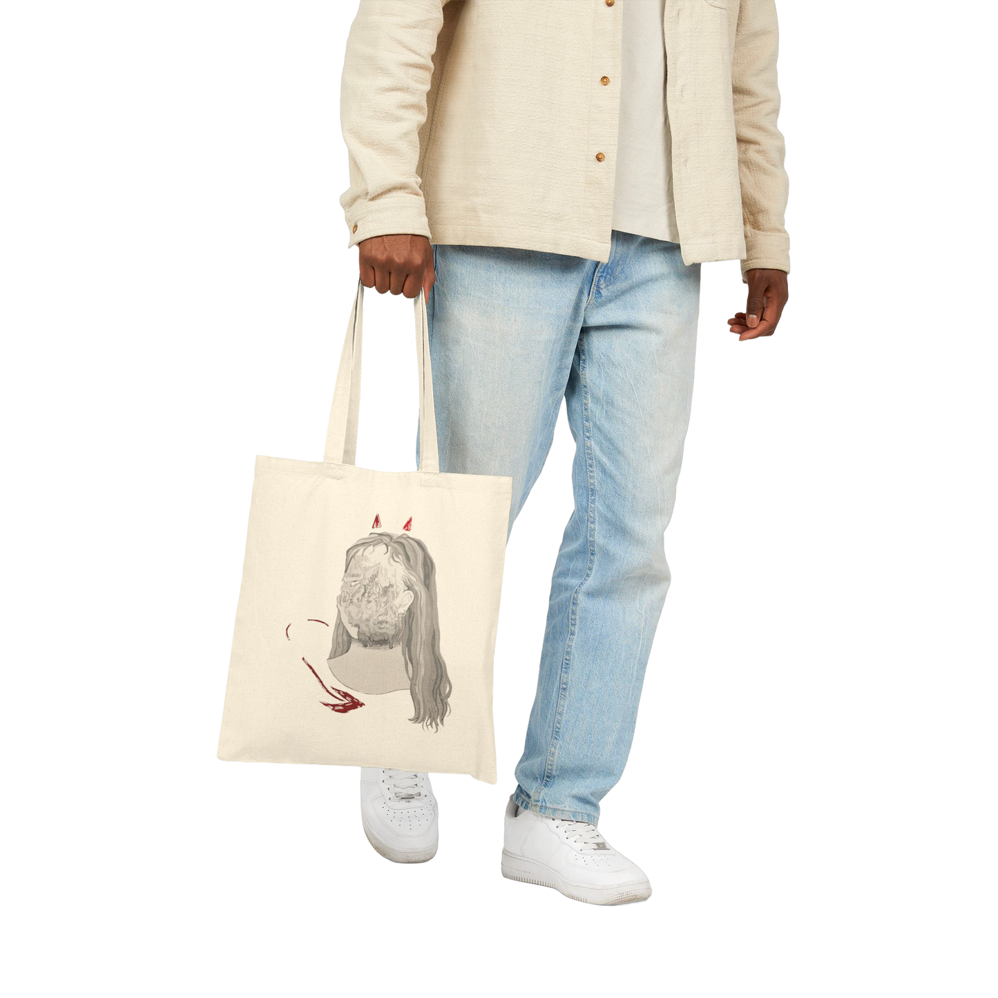 "BLOWN AWAY" (2019) Cotton Tote Bag