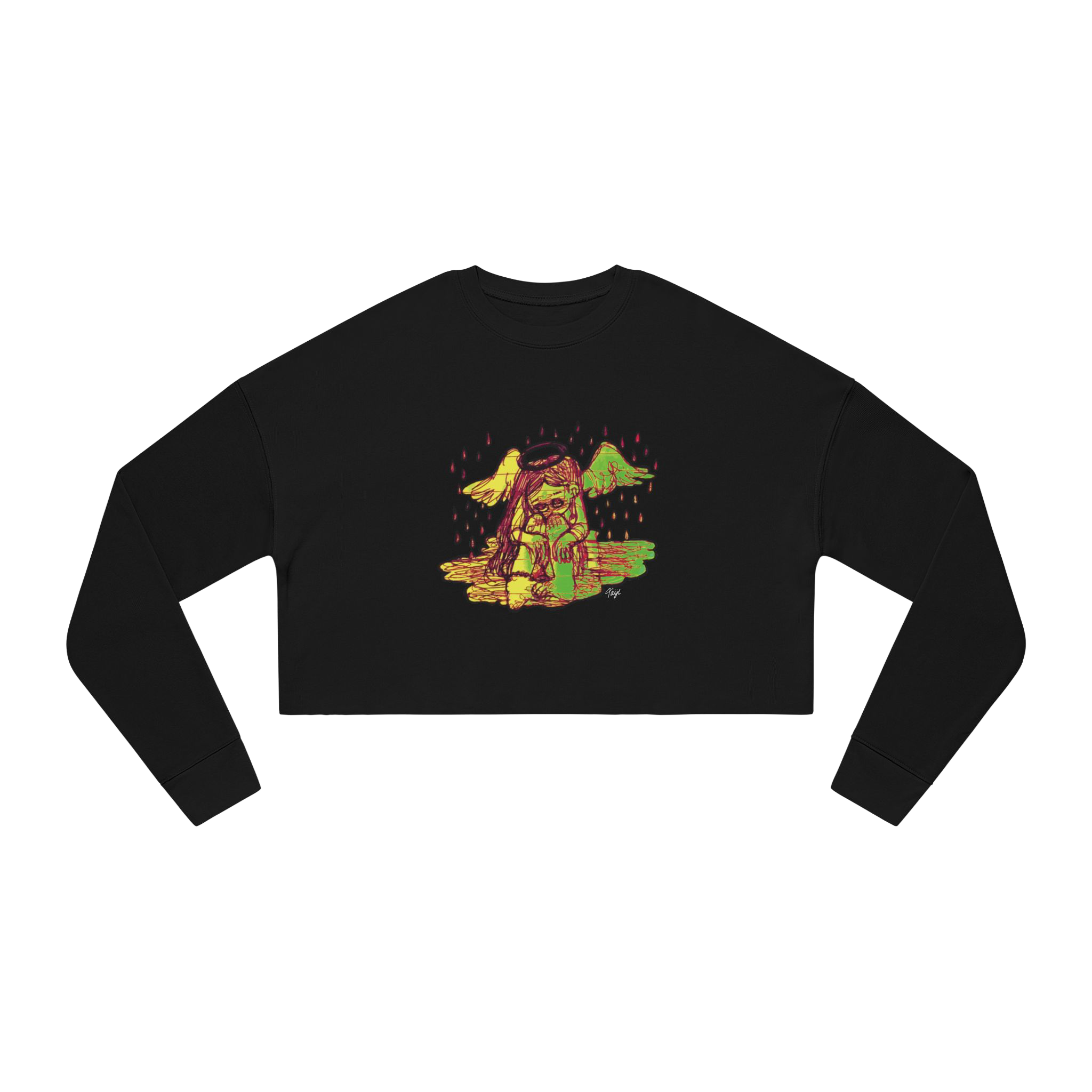 "INTIMACY ANGEL" (2019) Boxy Cropped Long Sleeve