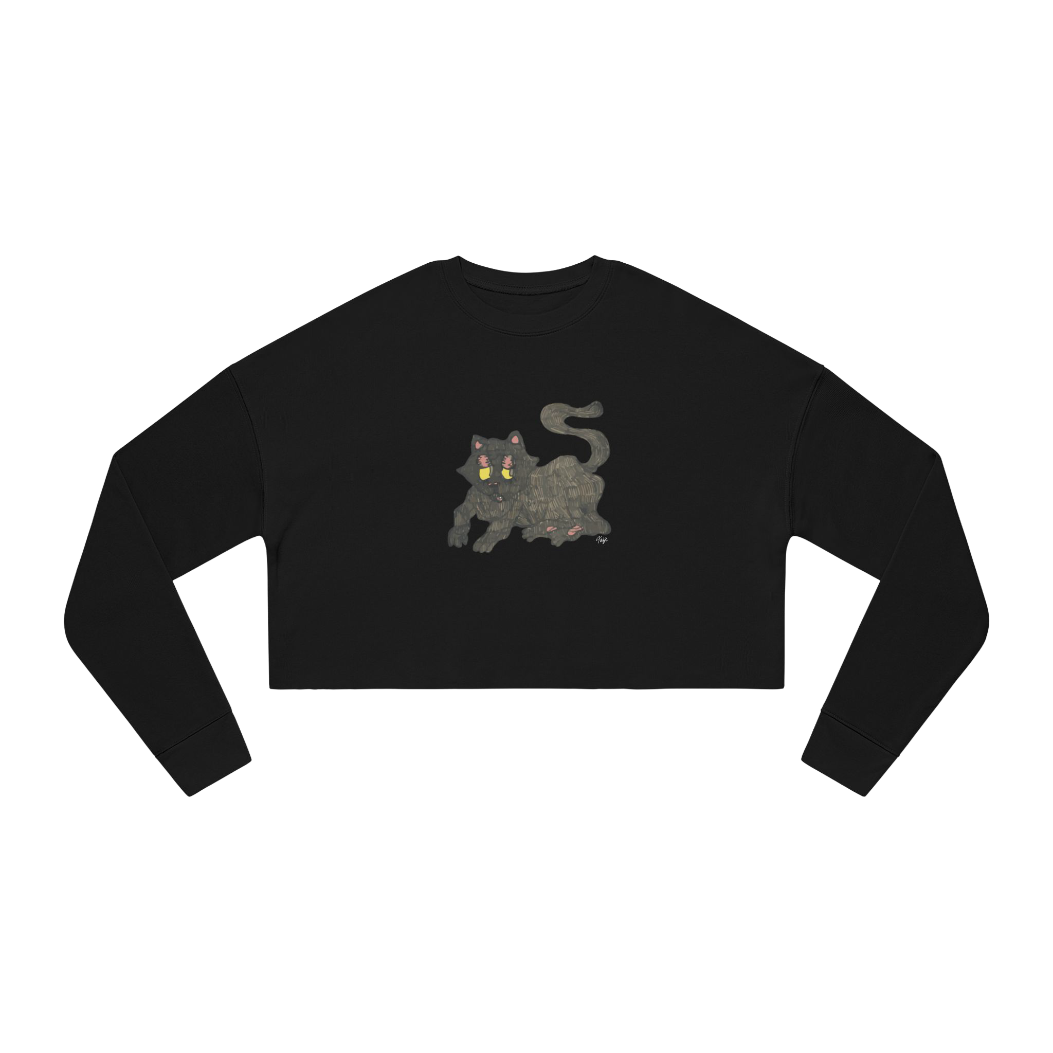 "GATO" (2019) Boxy Cropped Long Sleeve