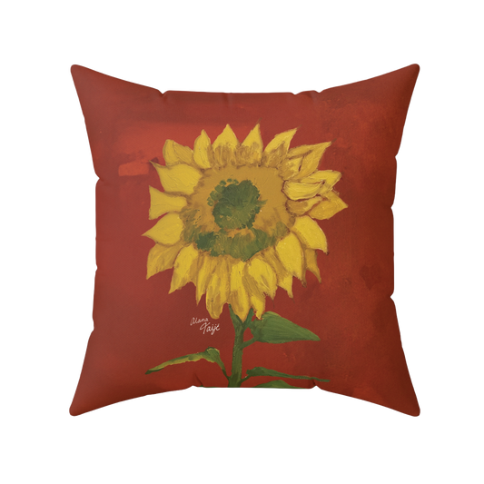 "DEL SOL" (2018) Faux Suede Square Pillow