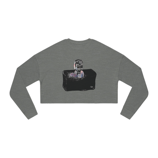 "SINK OR SWIM" (2018) Boxy Cropped Long Sleeve