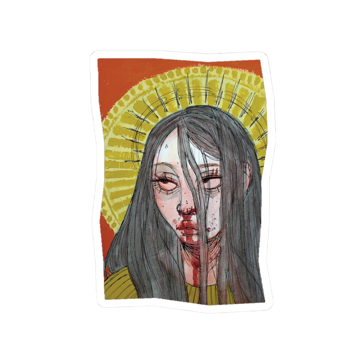 "FALSE IDOL" (2018) Kiss-Cut Sticker