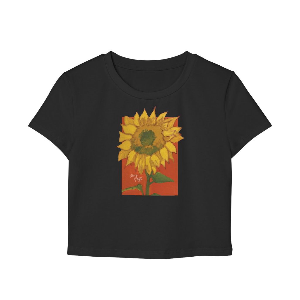 "DEL SOL" (2018) Cropped Cotton Tee