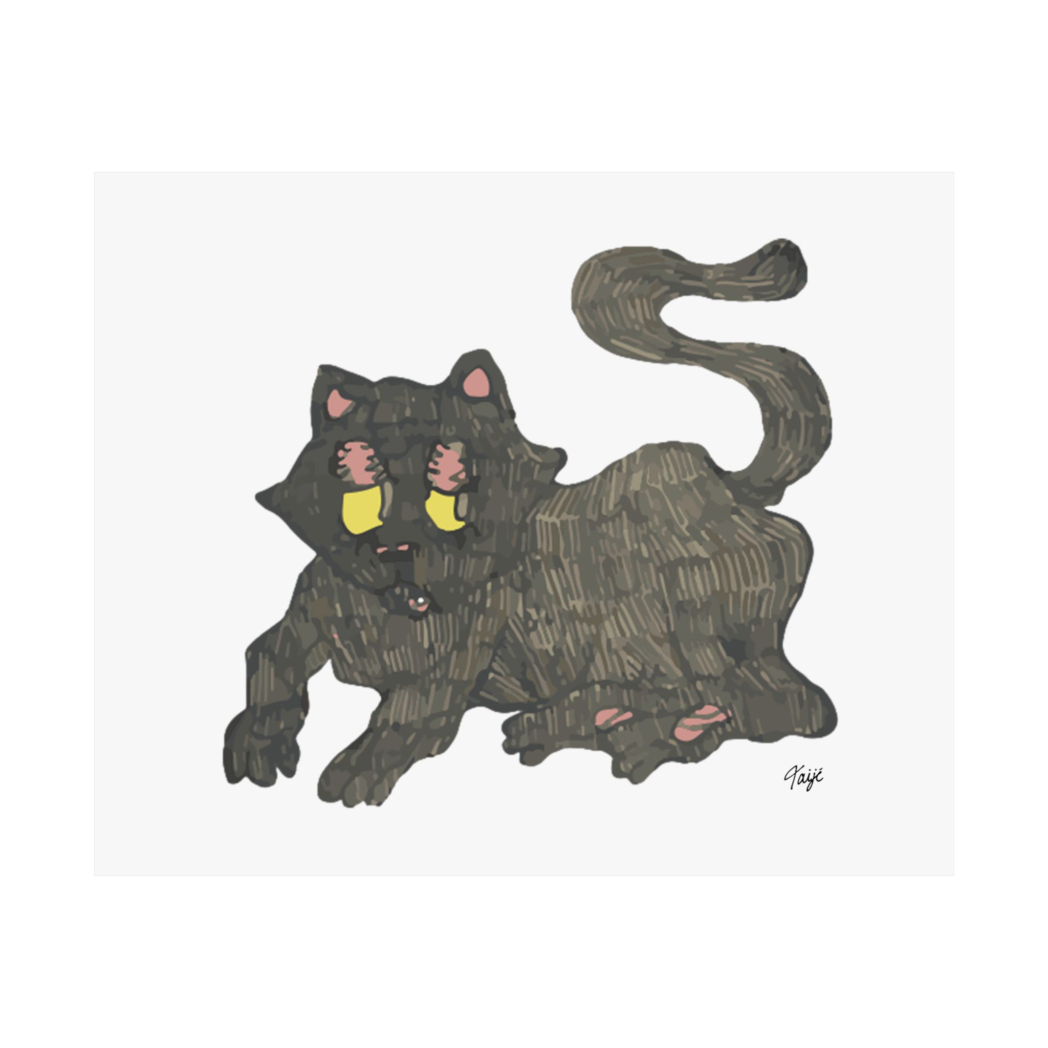 "GATO" (2019) Satin Poster