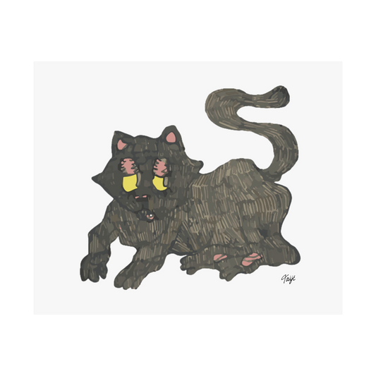 "GATO" (2019) Satin Poster