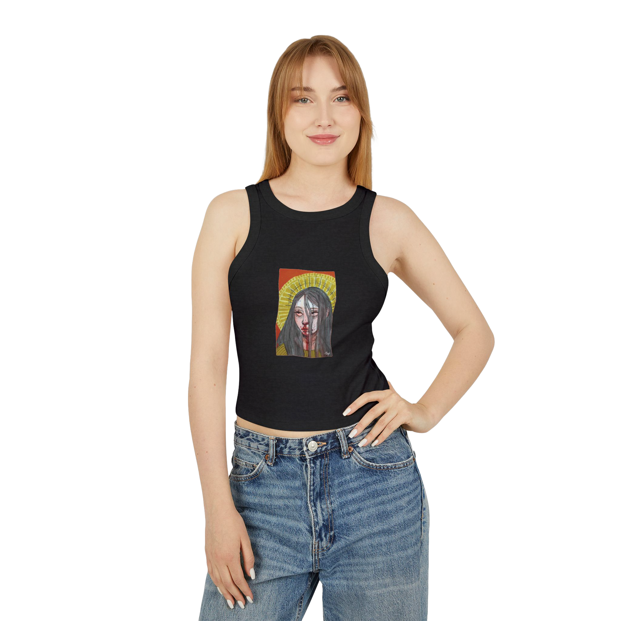 "FALSE IDOL" (2018) Racer Tank