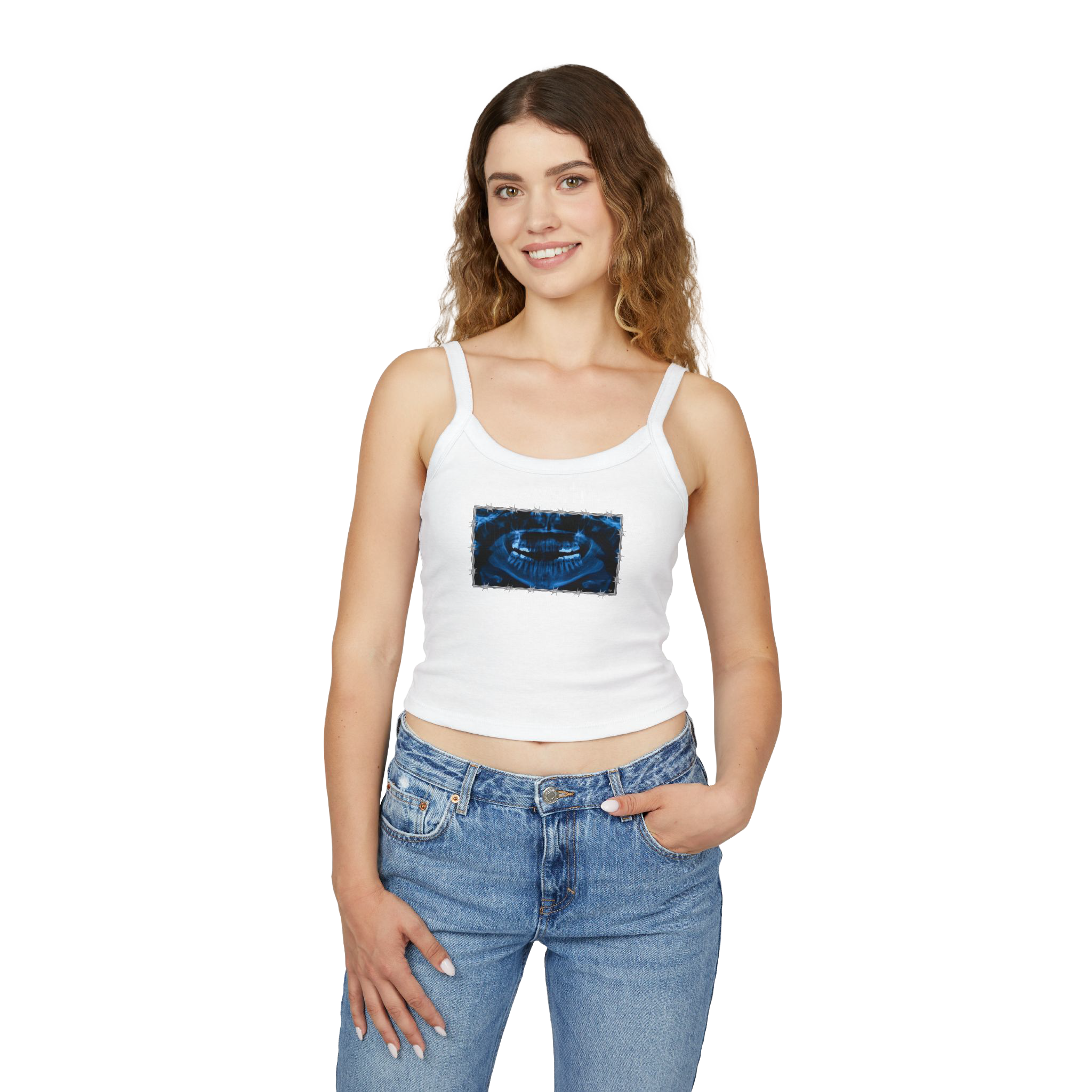 "NOVOCAINE" (2019) Spaghetti Strap Tank Top