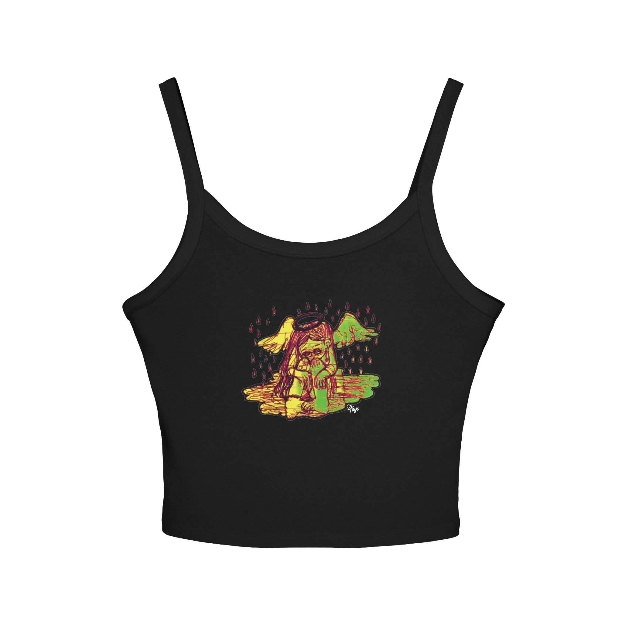 "INTIMACY ANGEL" (2019) Spaghetti Strap Tank Top