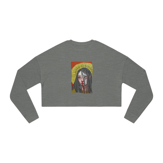 "FALSE IDOL" (2018) Boxy Cropped Long Sleeve