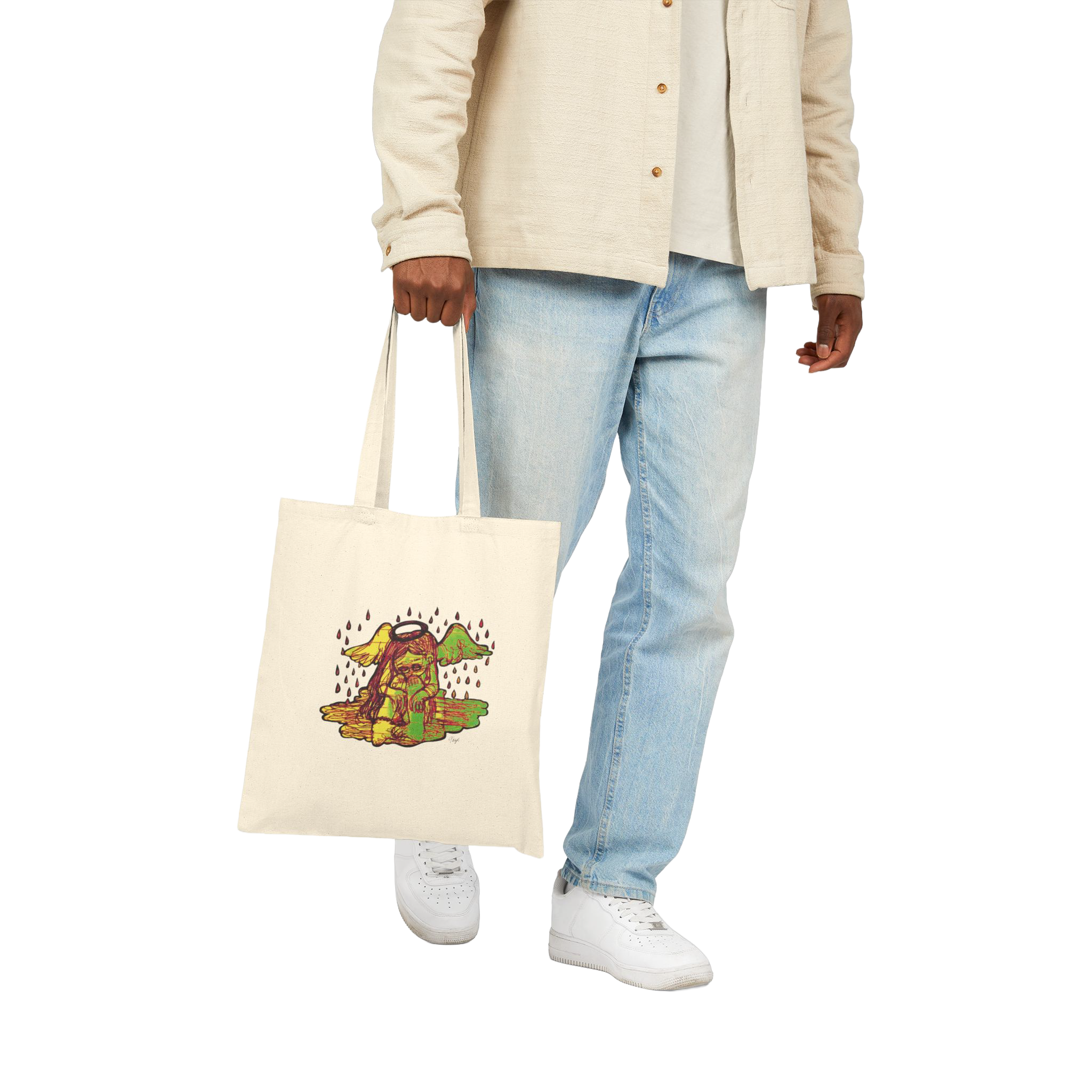 "INTIMACY ANGEL" (2019) Cotton Tote Bag