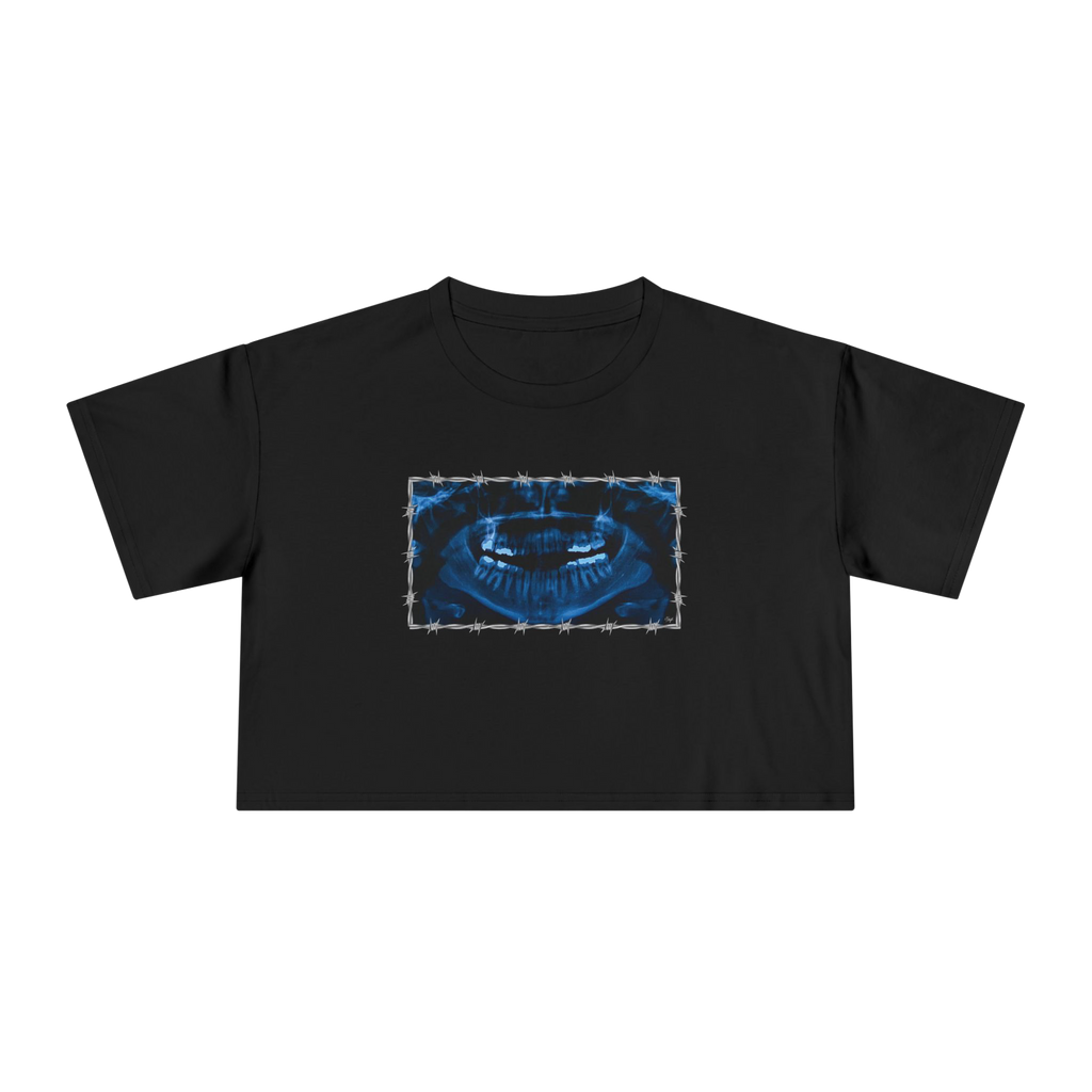 "NOVOCAINE" (2019) Boxy Cropped Cotton Tee