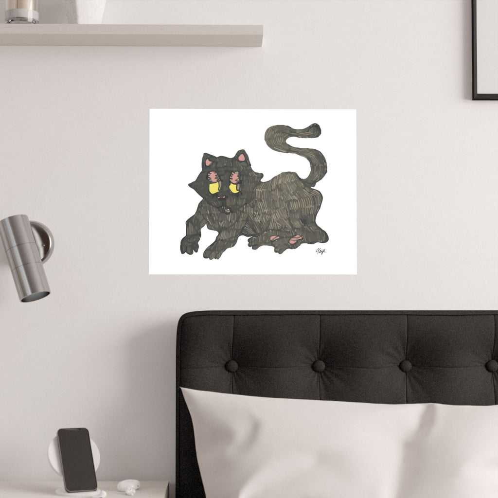"GATO" (2019) Satin Poster