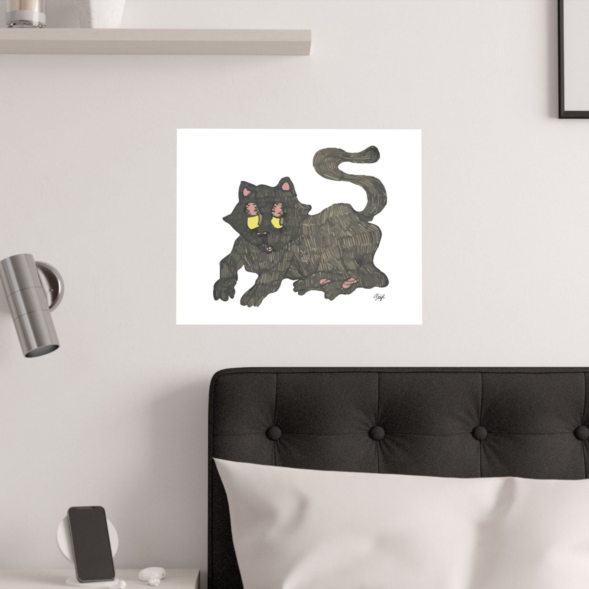 "GATO" (2019) Satin Poster