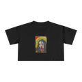 "FALSE IDOL" (2018) Boxy Cropped Cotton Tee