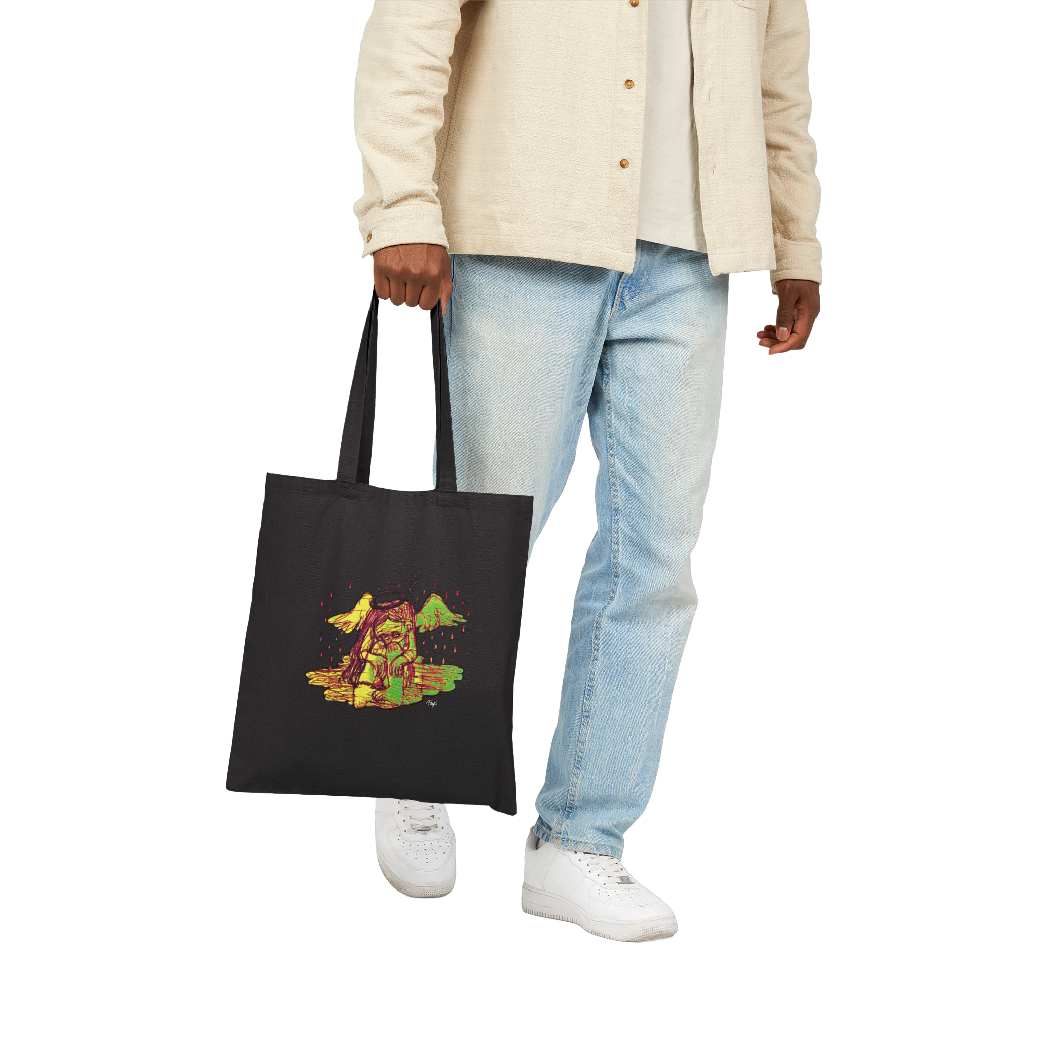"INTIMACY ANGEL" (2019) Cotton Tote Bag