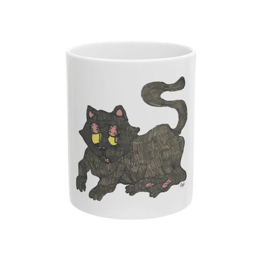 "GATO" (2019) 11oz White Ceramic Mug