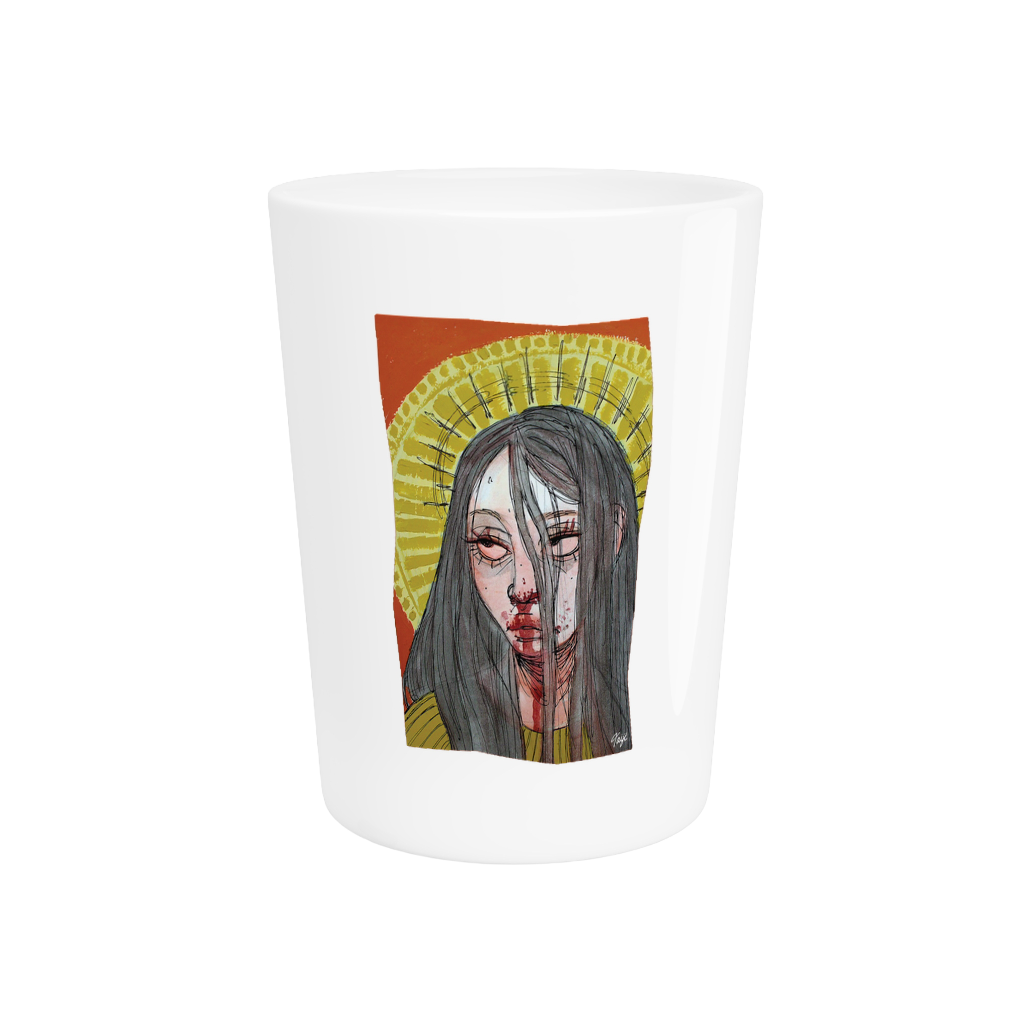 "FALSE IDOL" (2018) Ceramic Shot Glass