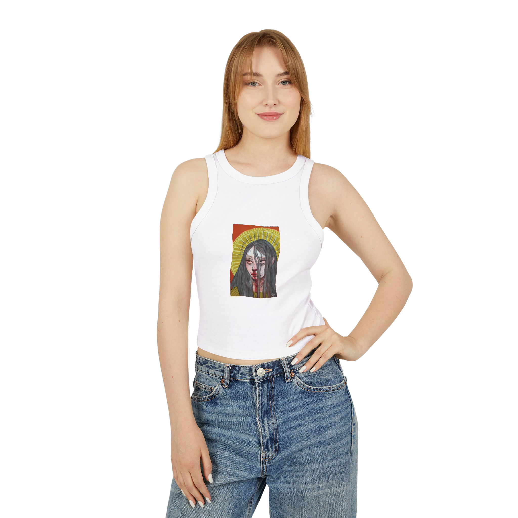 "FALSE IDOL" (2018) Racer Tank
