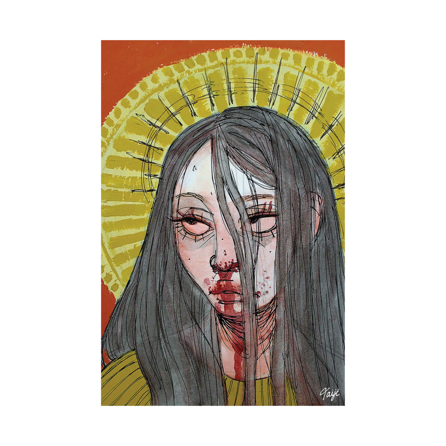 "FALSE IDOL" (2018) Satin Poster
