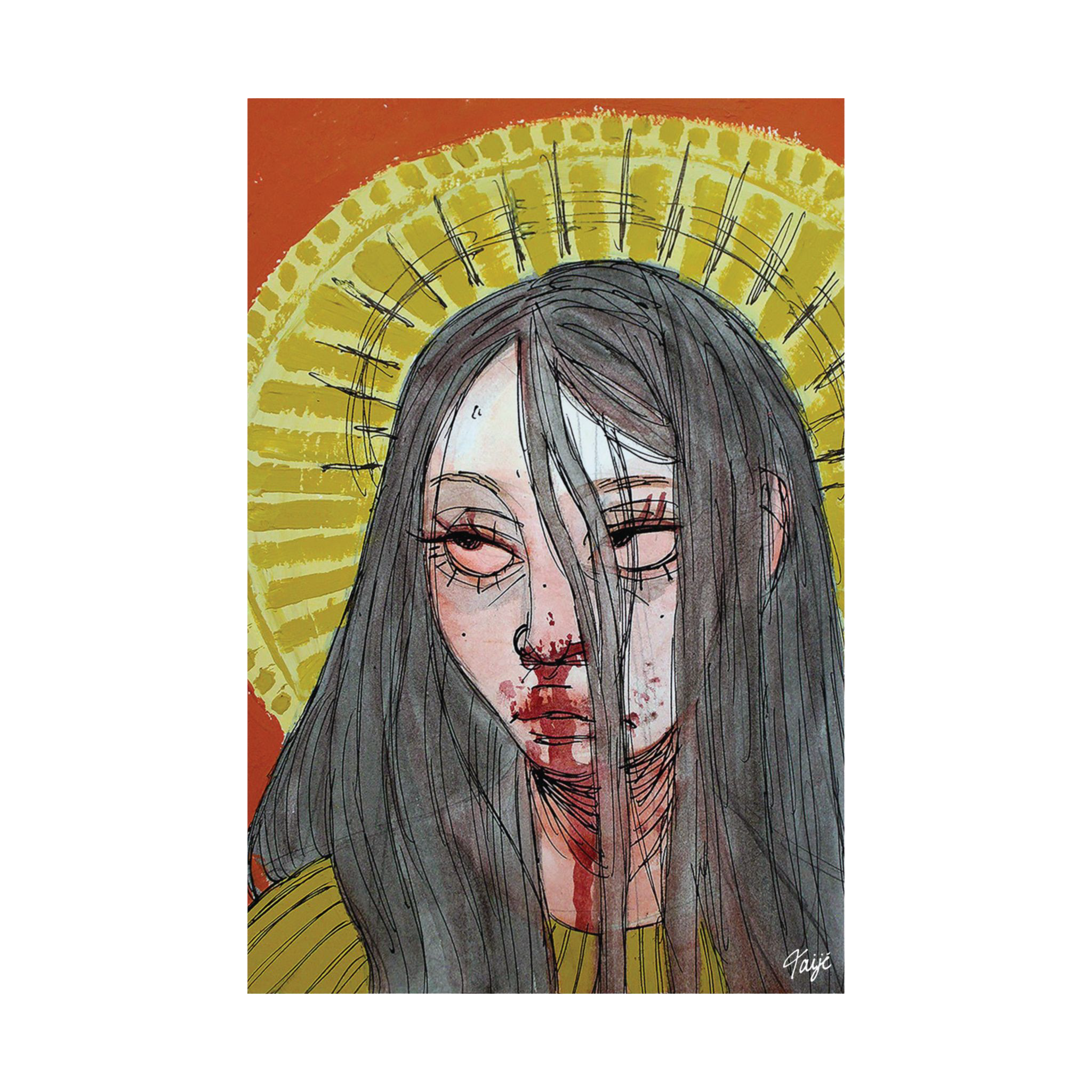 "FALSE IDOL" (2018) Satin Poster