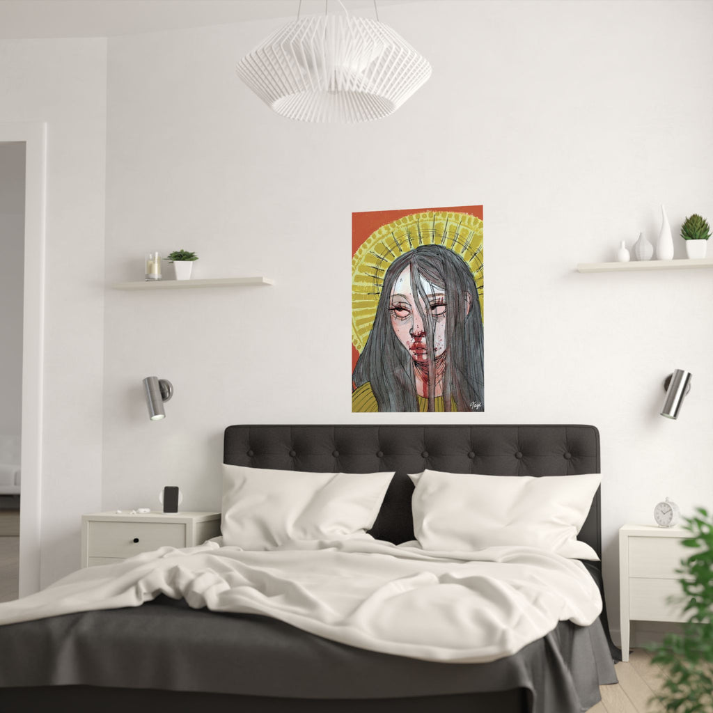 "FALSE IDOL" (2018) Satin Poster