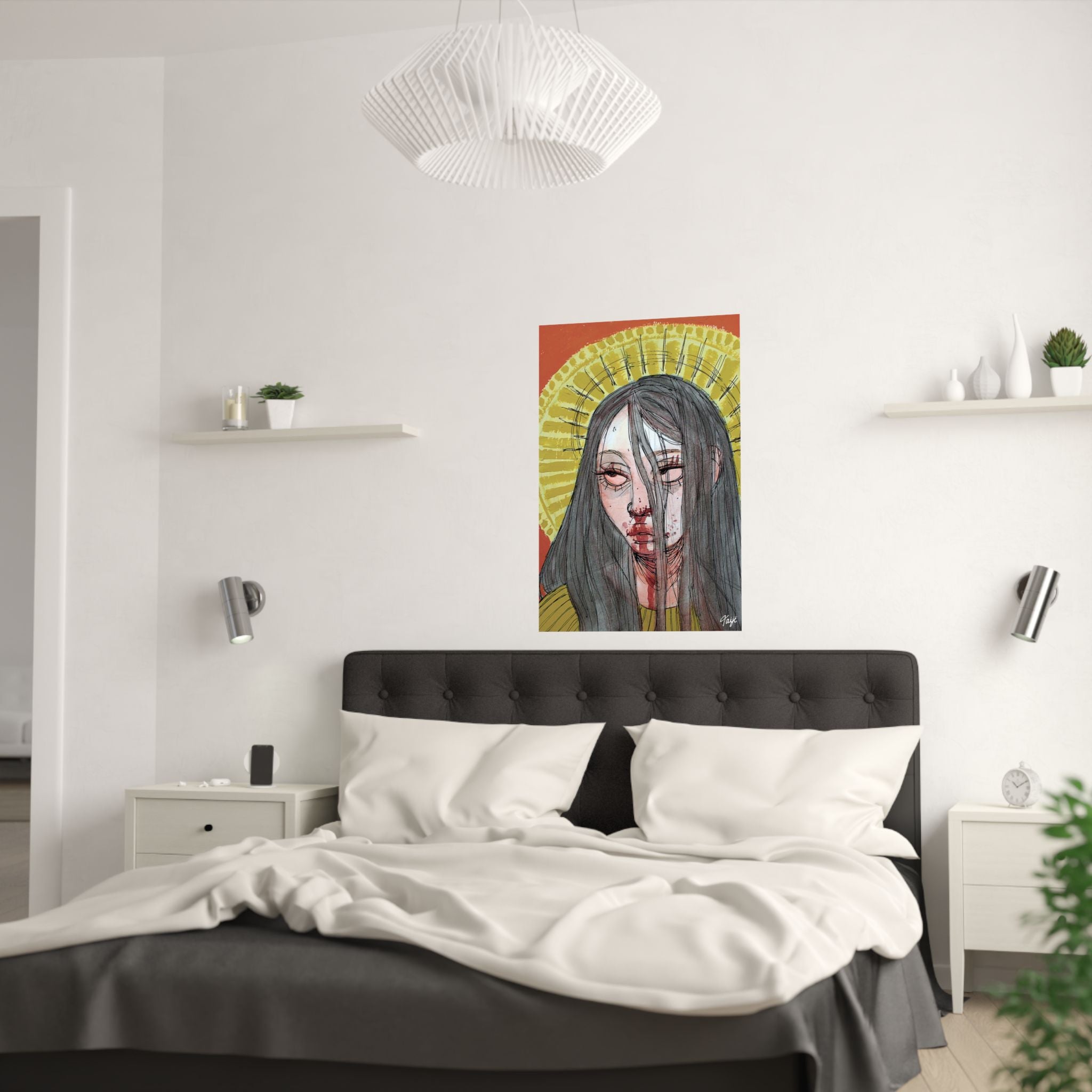 "FALSE IDOL" (2018) Satin Poster