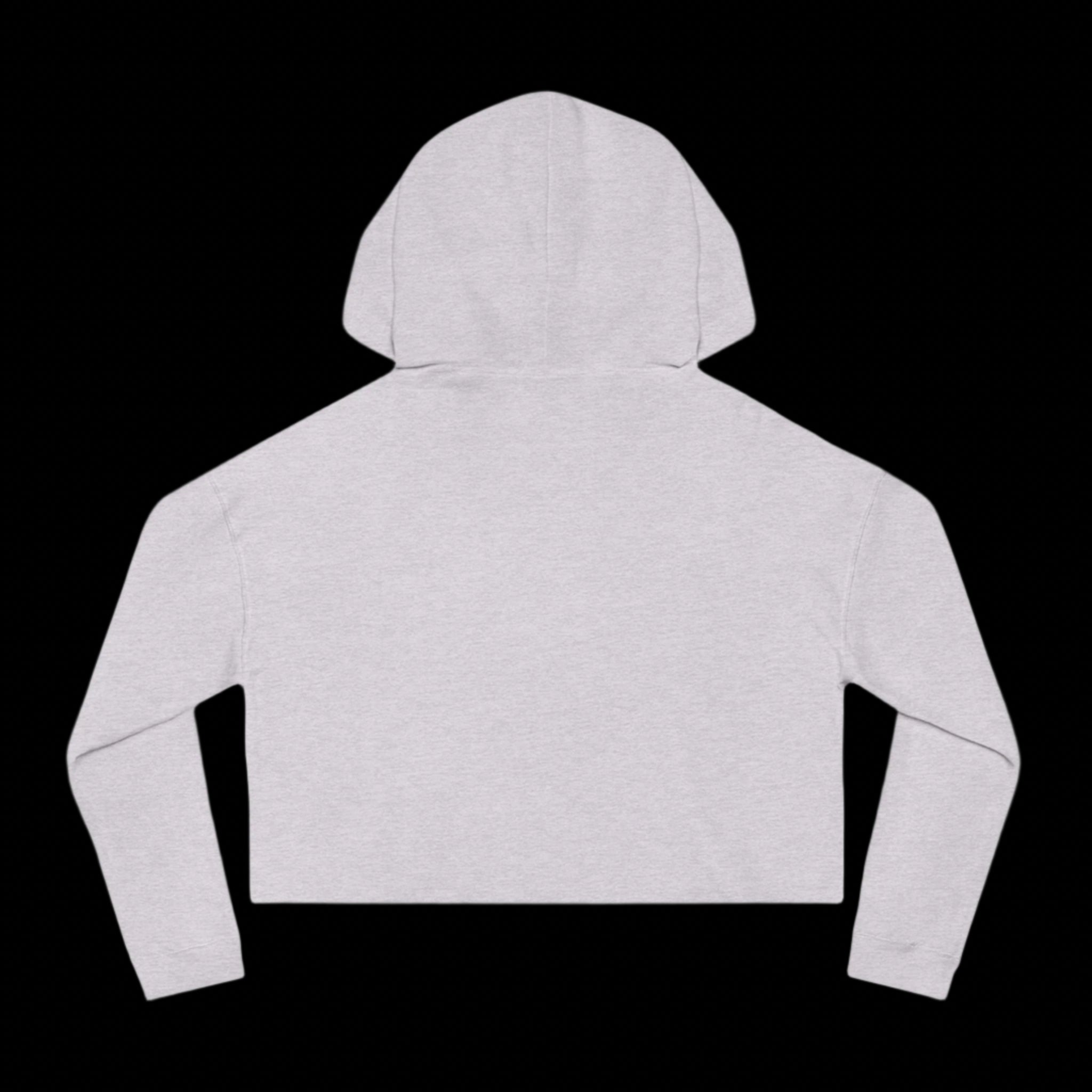 "THE OPPOSITE OF LONELINESS" (2018) Boxy Cropped Cotton Hoodie