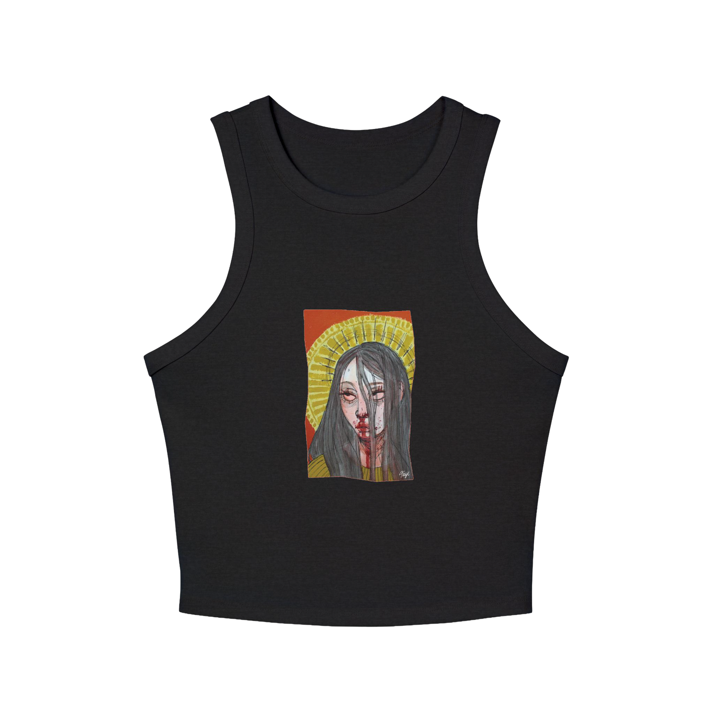 "FALSE IDOL" (2018) Racer Tank