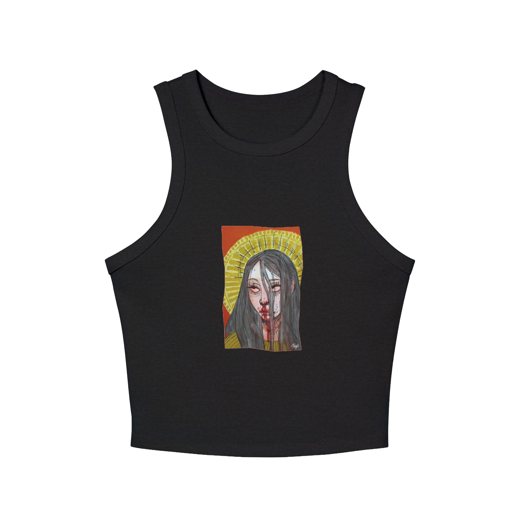 "FALSE IDOL" (2018) Racer Tank