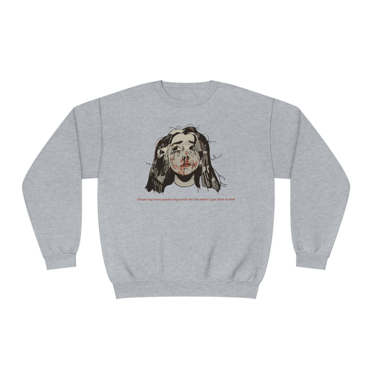 "MOMMY, PACK MY LUNCH" (2017) Unisex Crewneck Sweatshirt
