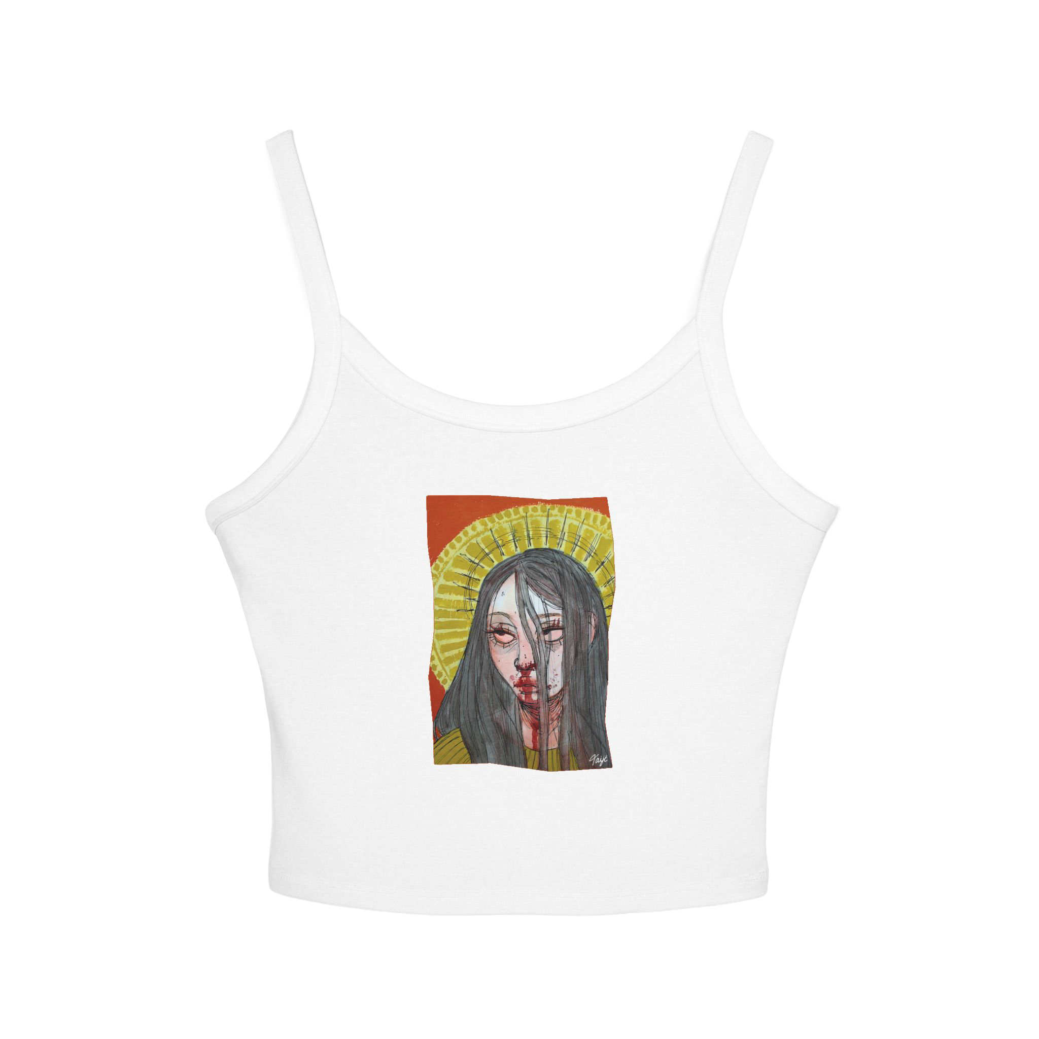 "FALSE IDOL" (2018) Spaghetti Strap Tank Top