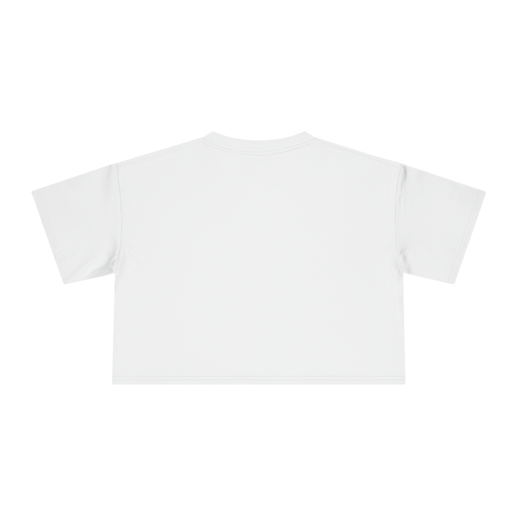 "ETCHING" (2017) Boxy Cropped Cotton Tee