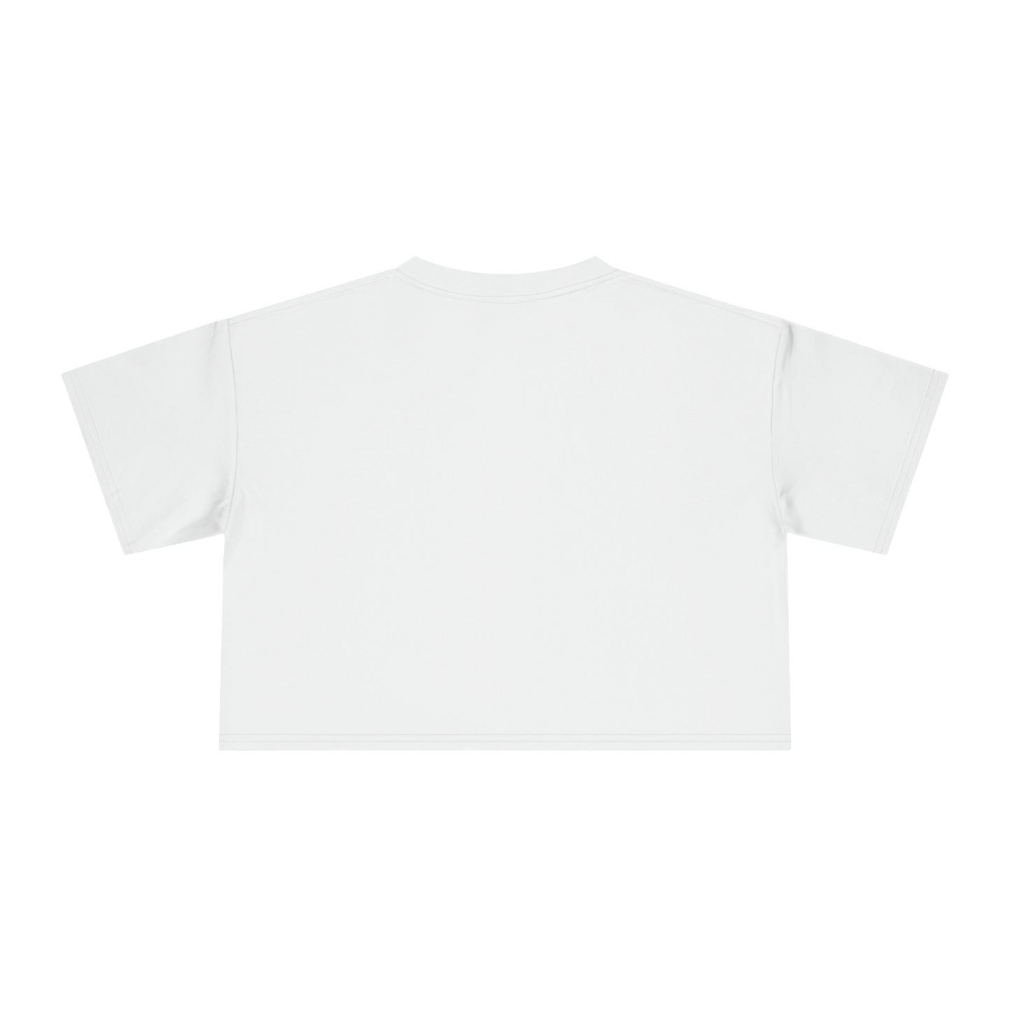 "ETCHING" (2017) Boxy Cropped Cotton Tee