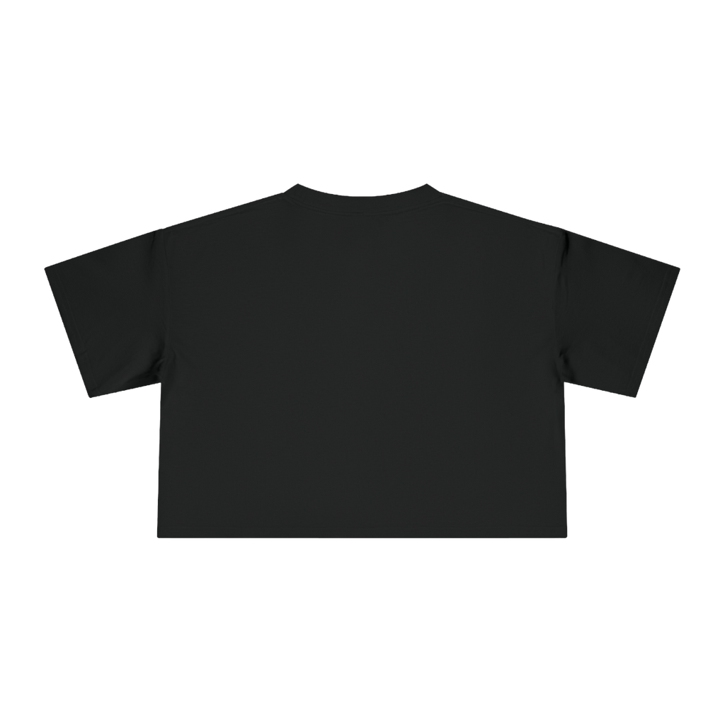 "ETCHING" (2017) Boxy Cropped Cotton Tee