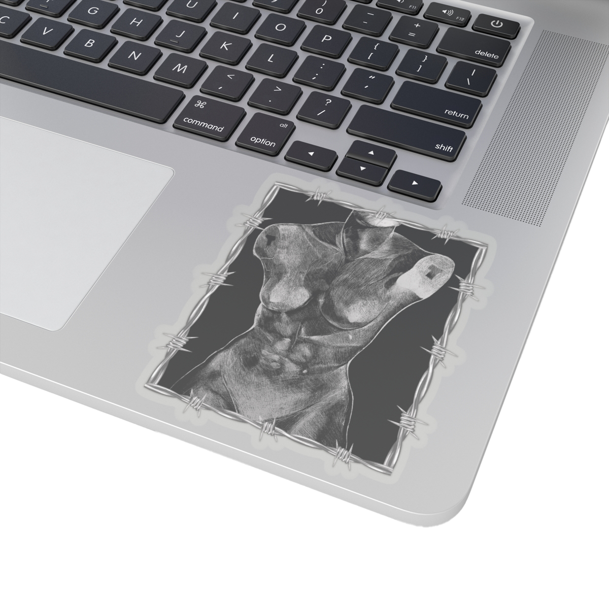 "ETCHING" (2017) Kiss-Cut Sticker