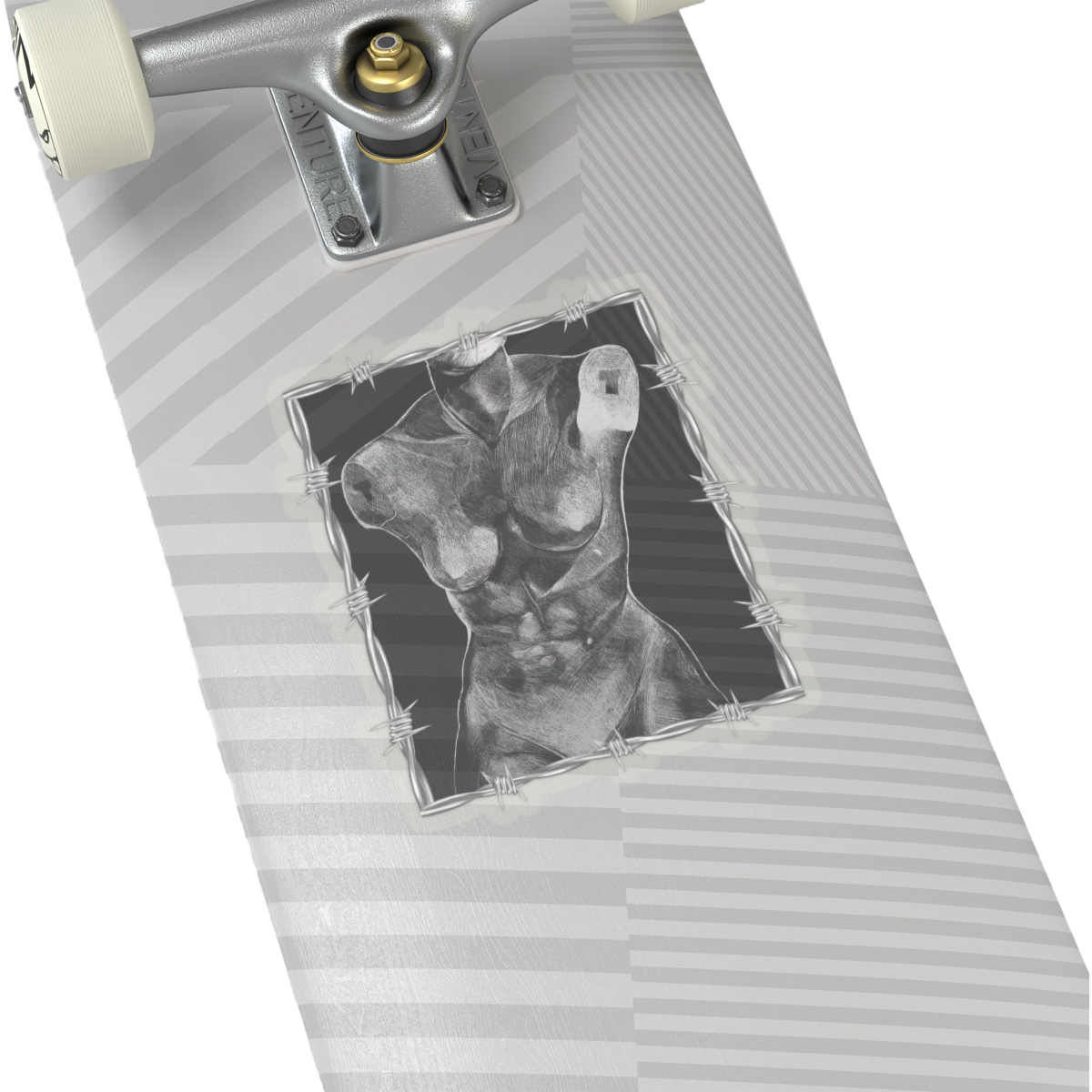 "ETCHING" (2017) Kiss-Cut Sticker