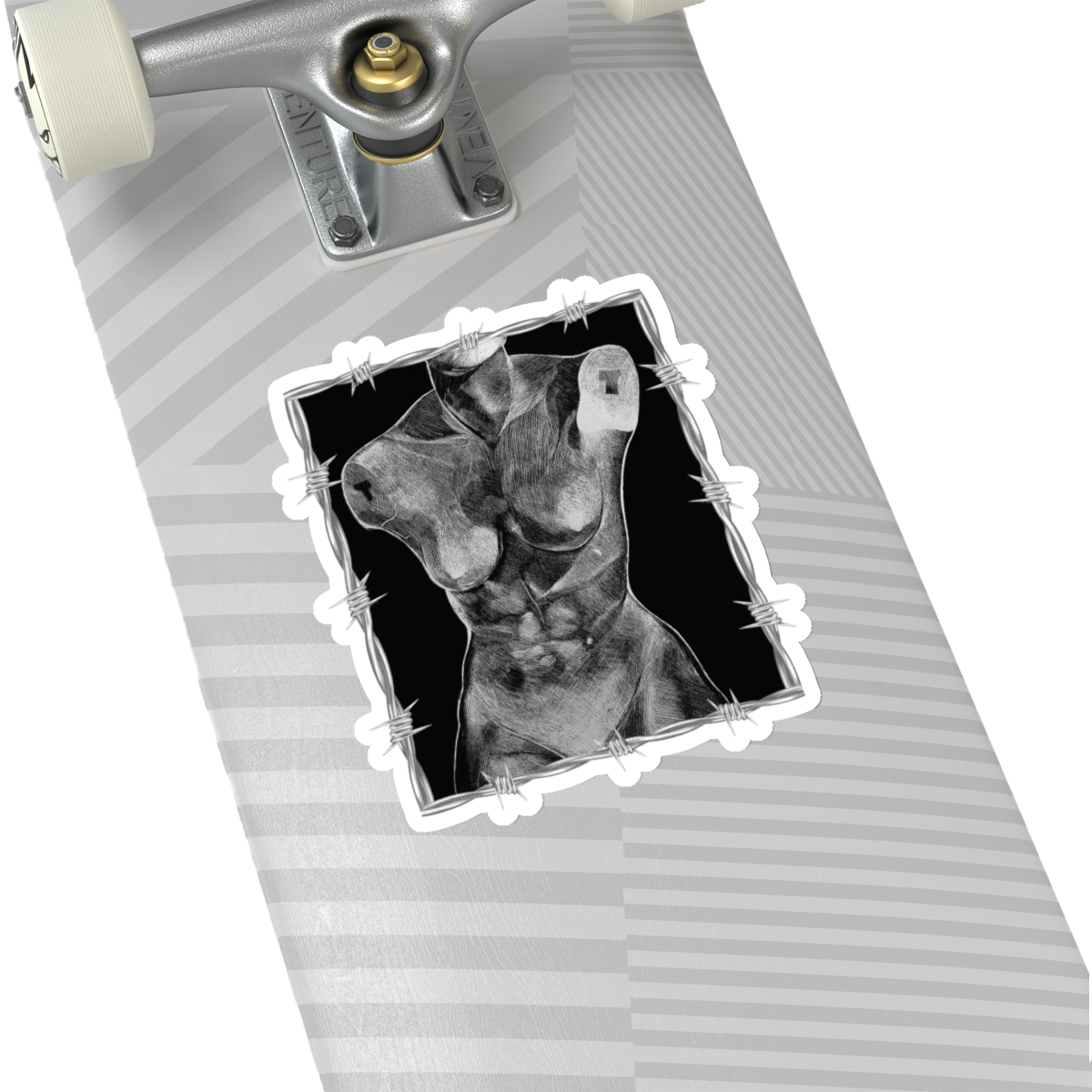 "ETCHING" (2017) Kiss-Cut Sticker