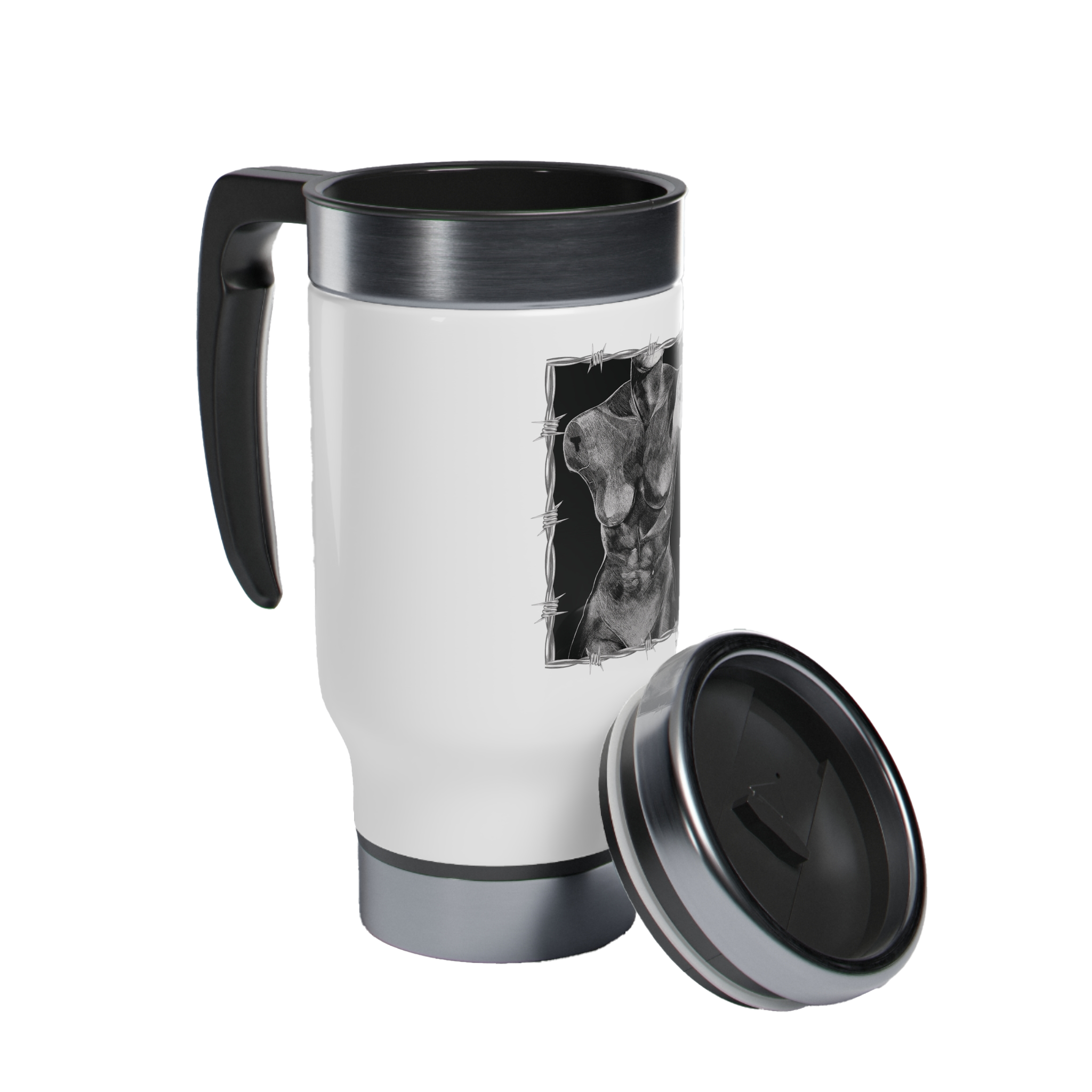 "ETCHING" (2017) 14oz Stainless Steel Travel Mug