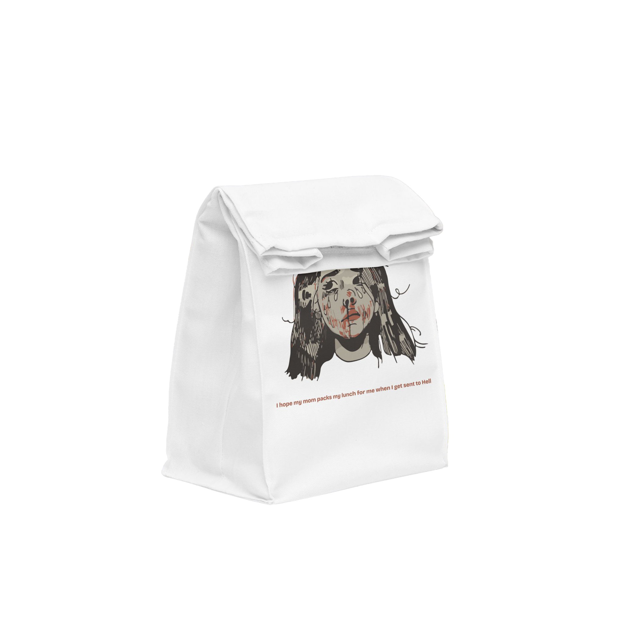 "MOMMY, PACK MY LUNCH" (2017) Polyester Lunch Bag