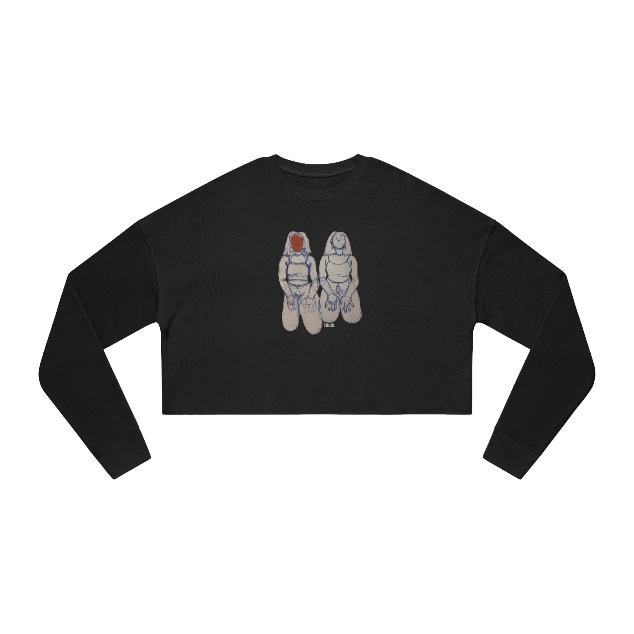 "SIN TITOLO" (2017) Boxy Cropped Long Sleeve