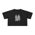 "SIN TITOLO" (2017) Boxy Cropped Cotton Tee